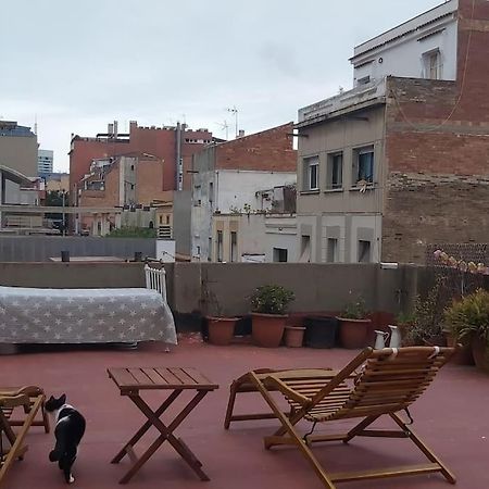 Small Room In Sants With Huge Terrace Barcelona Exterior foto